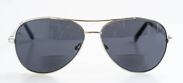 Bifokala solglasögon i pilotmodell - Miami Grey